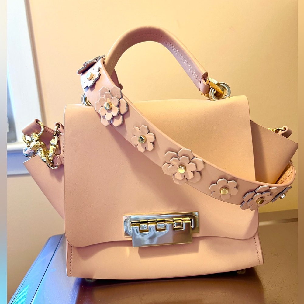 Zac Posen - Blush - Floral Strap - Crossbody / Shoulder Bag